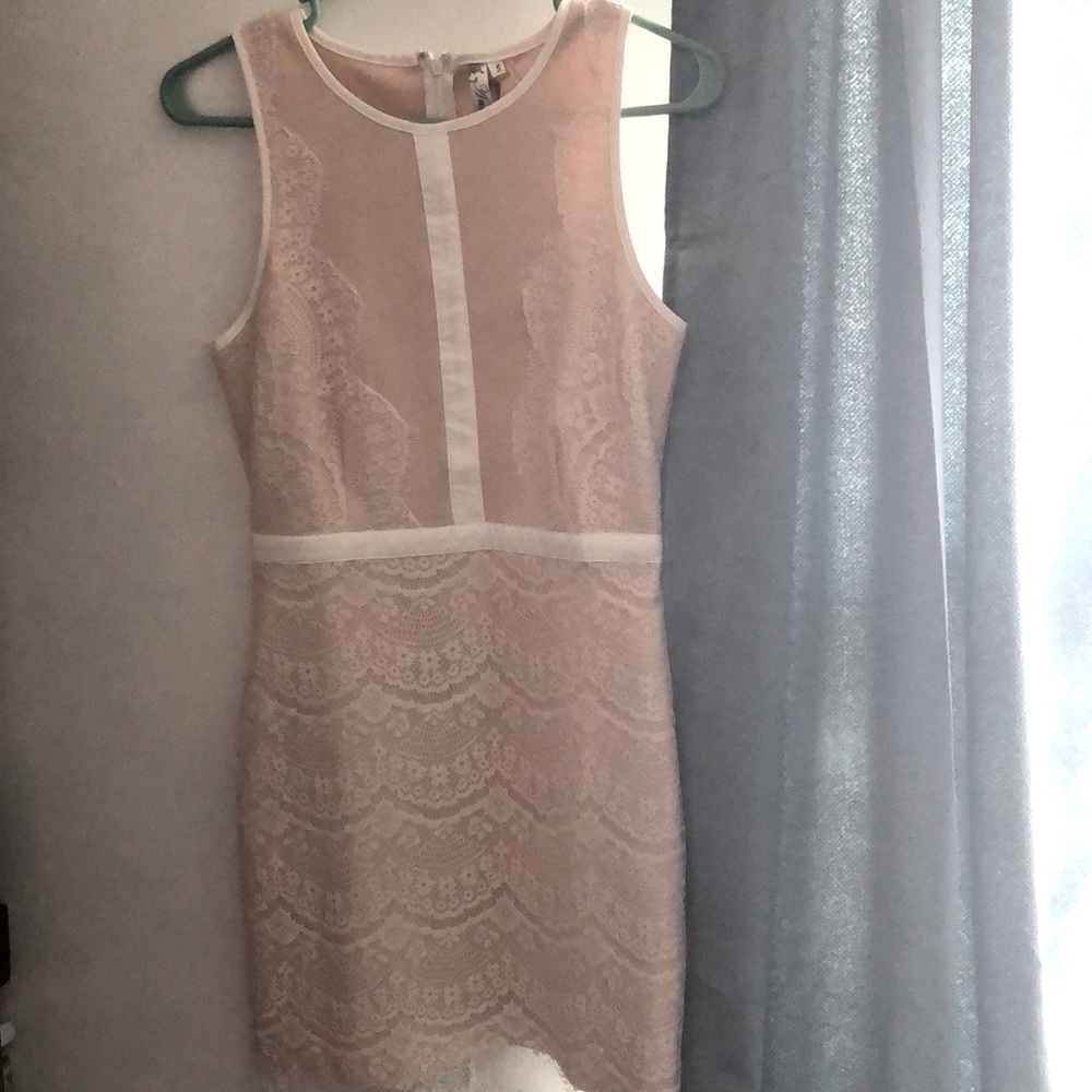 Kiki LaRue nude lace dress